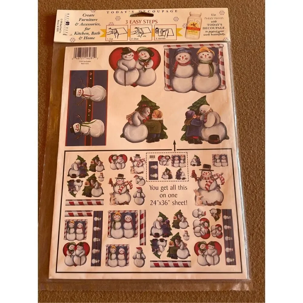 Hand Painted Christmas Prints